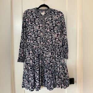 J Crew floral dress size XS